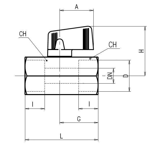 Ball Valve, Mini - Female x Female