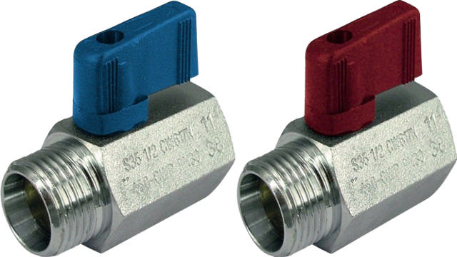 Ball Valve, Mini - Male x Female