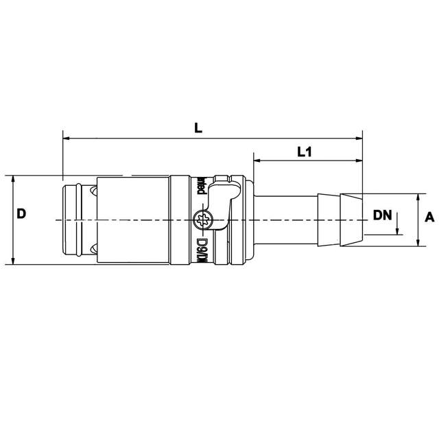 Safety Coupling, Type TS, Straight