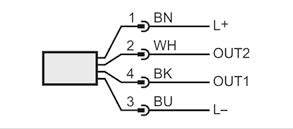 Power and data cable M12