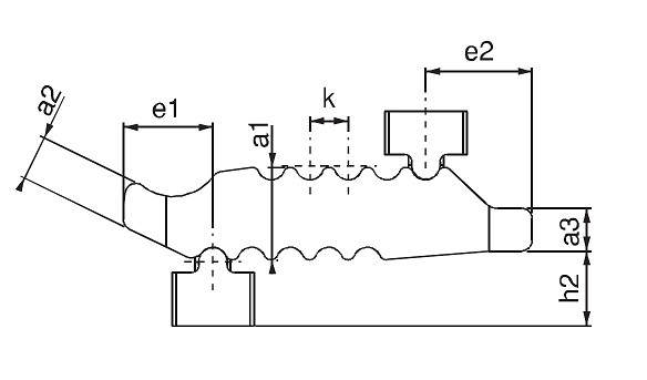 „Crocodile“ Clamp - double sided
