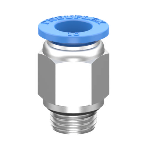 PC - Push In Male Threaded Stud