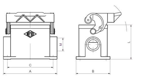 Surface Mount Base, Single Lever