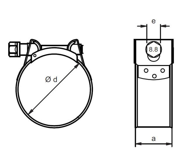 Hose Clamp Heavy Duty