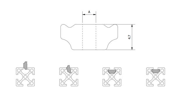 Last Minute Channel Nut for Profiles
