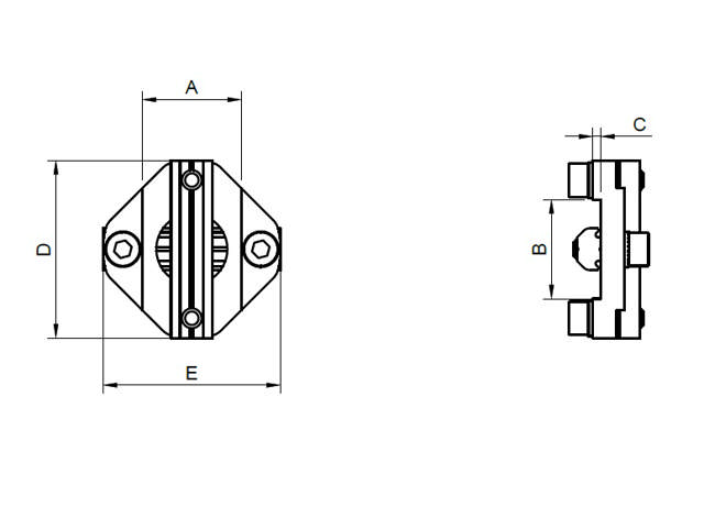Profile Cross Joint Connector