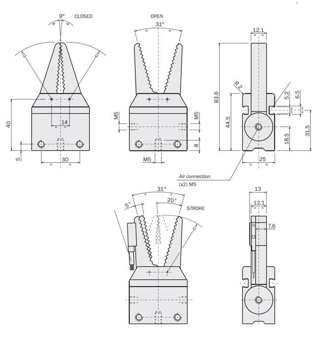 GZ.AA. - Self-Centering Sprue Gripper