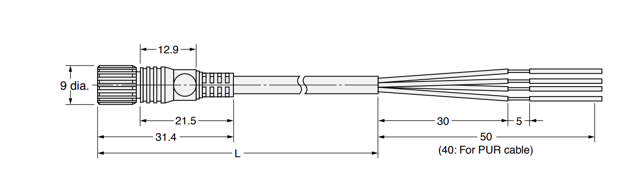 M8 Screw-on Cable Connectors