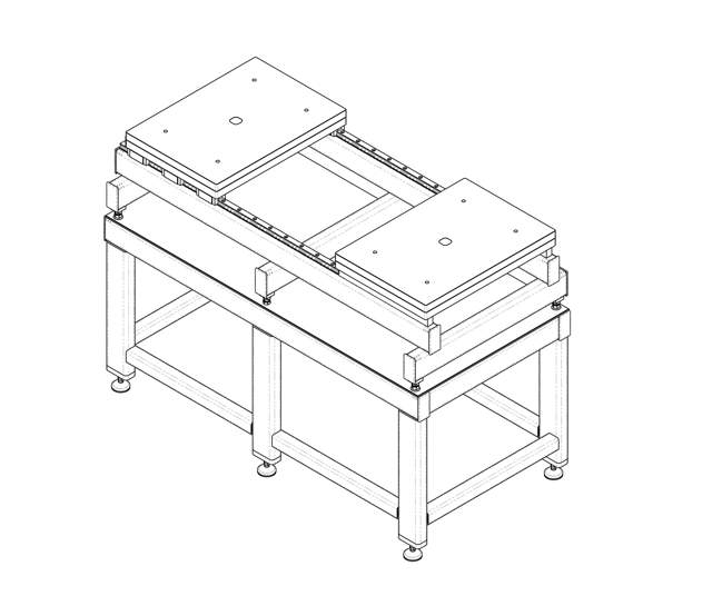 Standard mould table - 1,5 to 3T