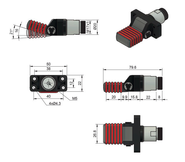 GFM - Finger Grippers 20-22° Direct Mounting
